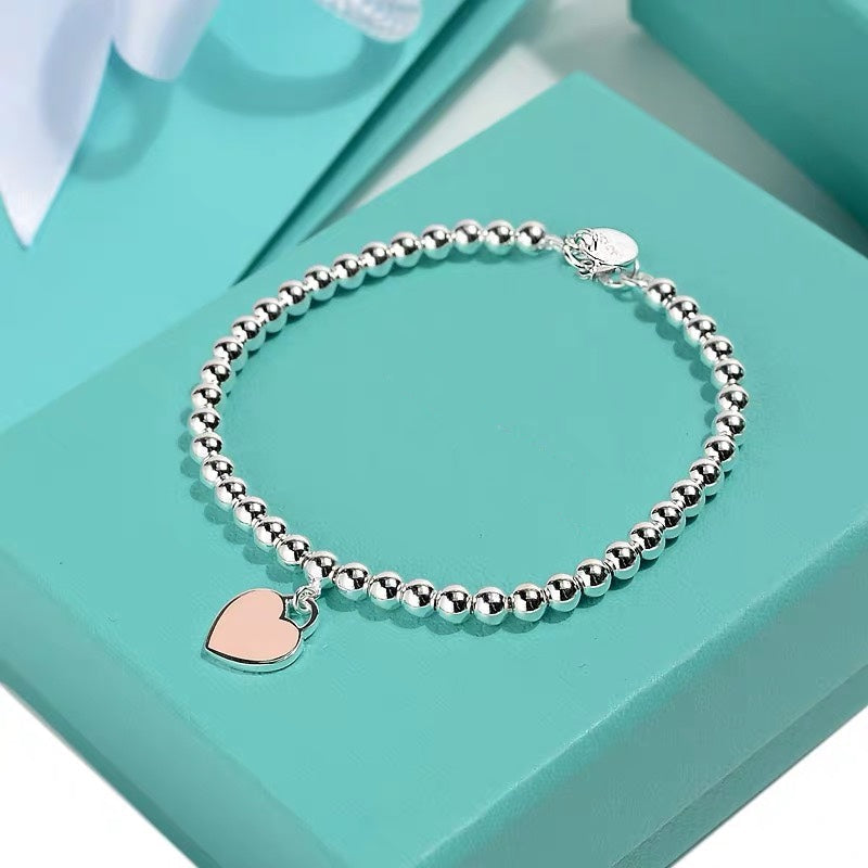 [Marins]MINI HEART BRACELET SILVER