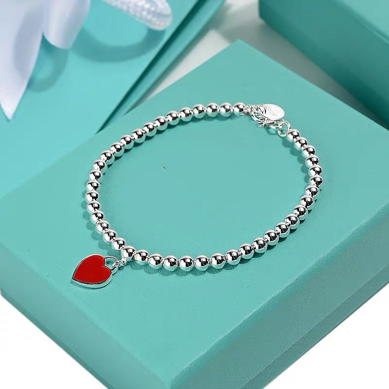 [Marins]MINI HEART BRACELET SILVER