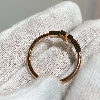 [Marins] WIRE RING DIAMOND PINK GOLD