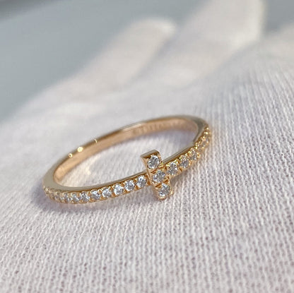 [Marins]T RING DIAMOND PINK GOLD