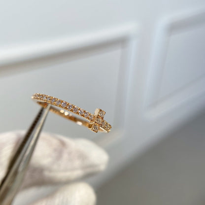 [Marins]T RING DIAMOND PINK GOLD
