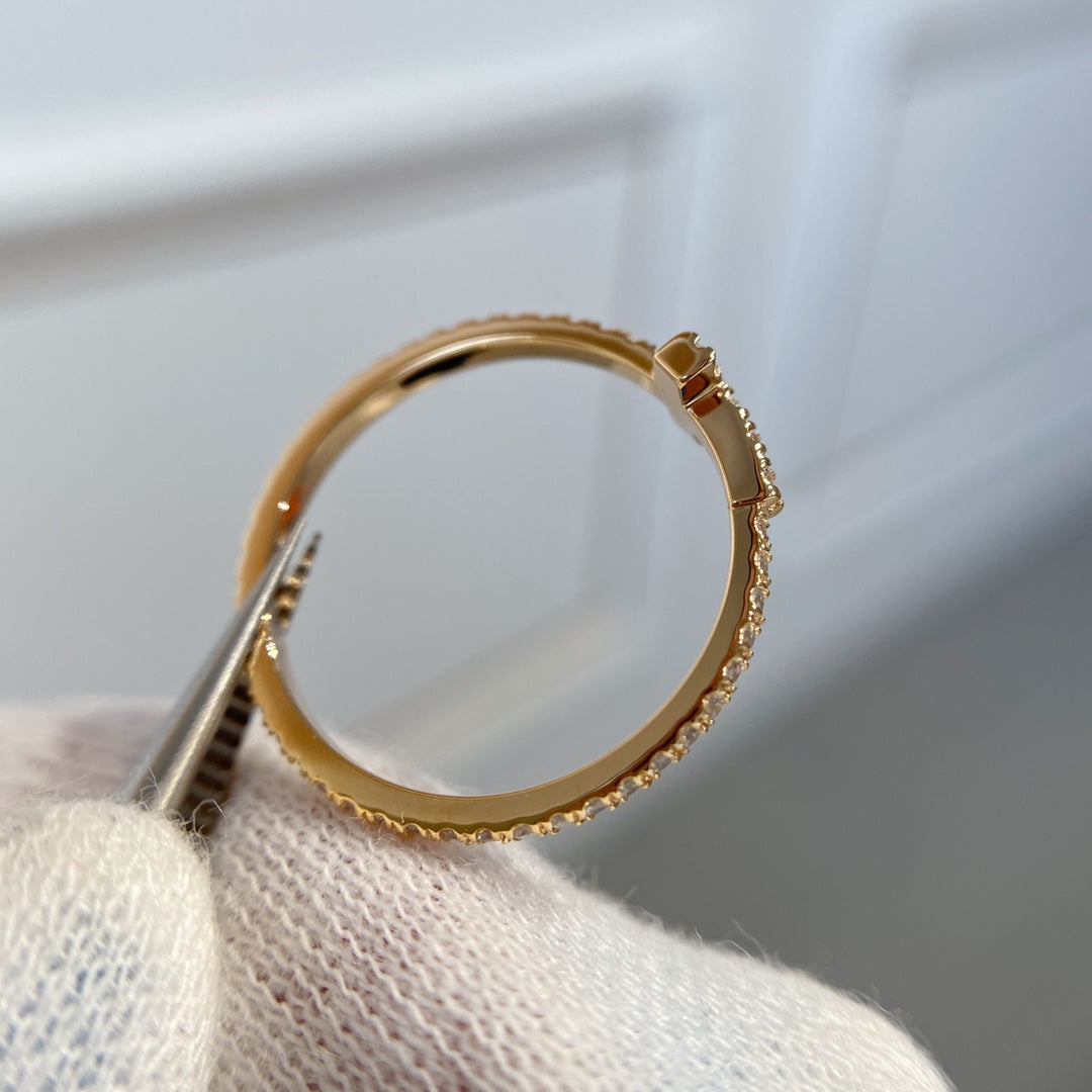 [Marins]T RING DIAMOND PINK GOLD
