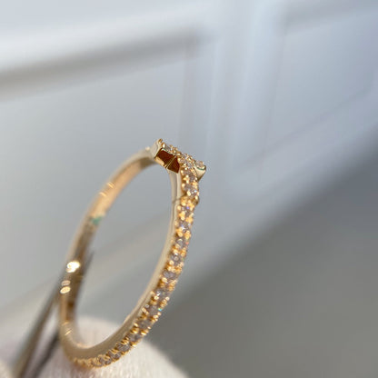 [Marins]T RING DIAMOND PINK GOLD