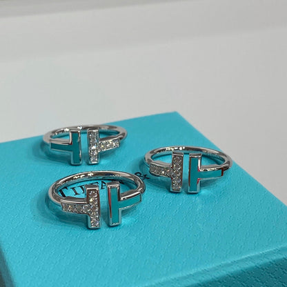 [Marins] WIRE TURQUOISE DIAMOND RING SILVER