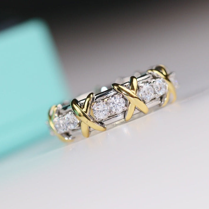 [Marins]SIXTEEN STONE RING GOLD