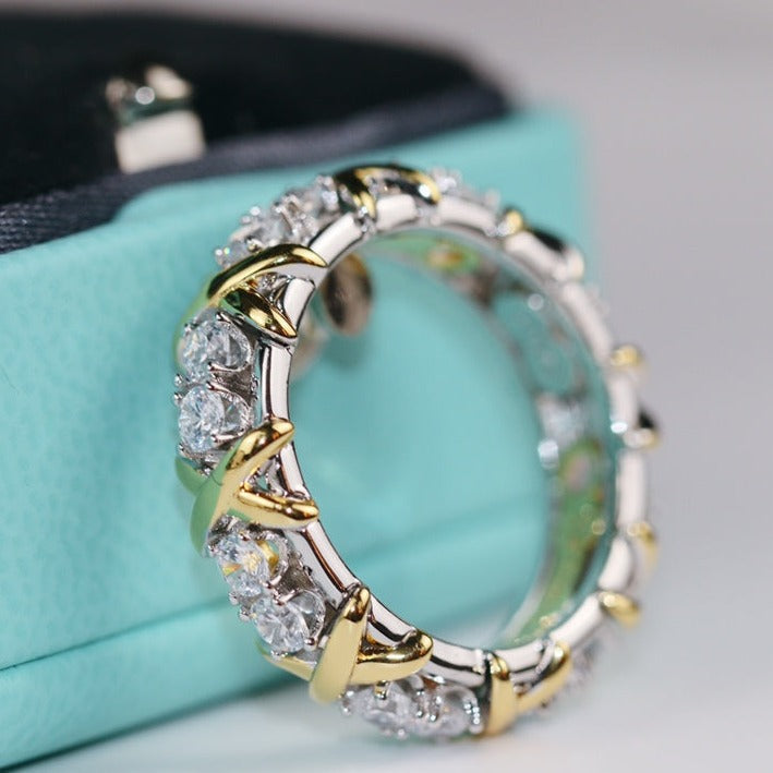 [Marins]SIXTEEN STONE RING GOLD