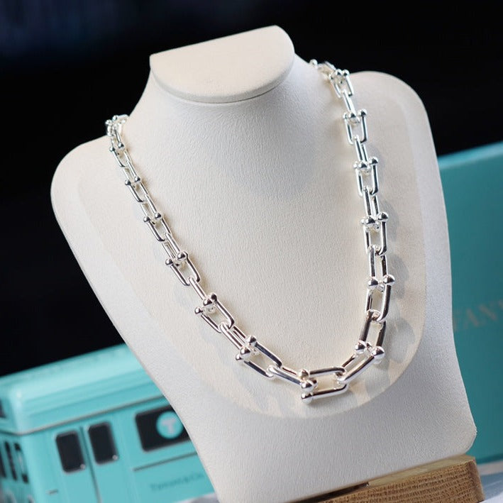 [Marins]HARDWEAR LINK SILVER NECKLACE