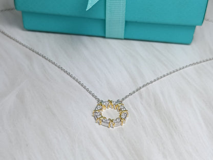 [Marins]SIXTEEN STONE NECKLACE GOLD