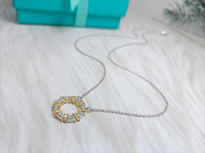[Marins]SIXTEEN STONE NECKLACE GOLD