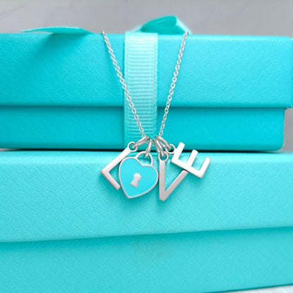 [Marins]LOVE TEXT PEDANT NECKLACE