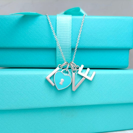[Marins]LOVE TEXT PEDANT NECKLACE