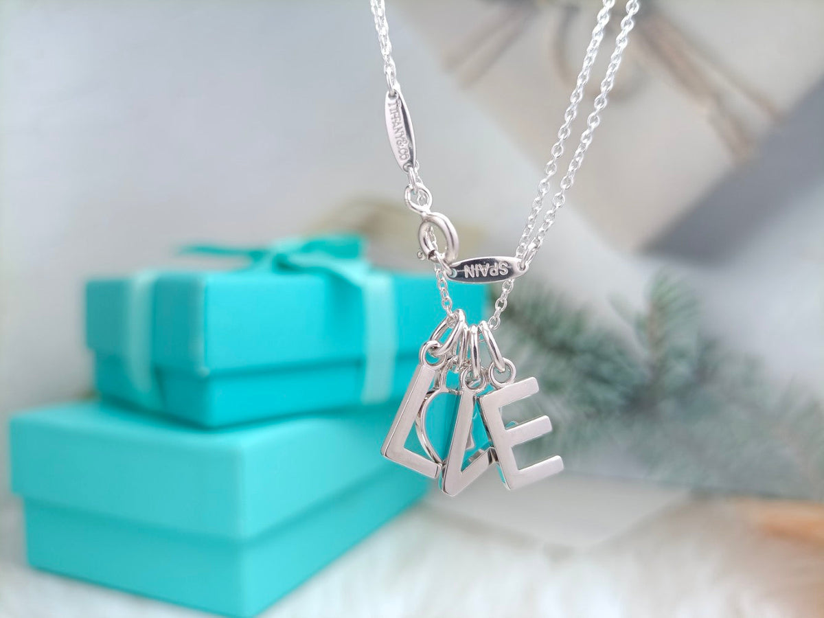 [Marins]LOVE TEXT PEDANT NECKLACE