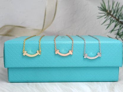 [Marins]MINI SMILE PEDANT NECKLACE