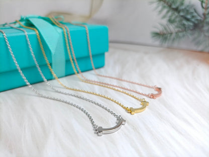 [Marins]MINI SMILE PEDANT NECKLACE