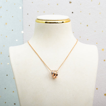 [Marins]SERPENTI PINK GOLD NECKLACE DIAMOND