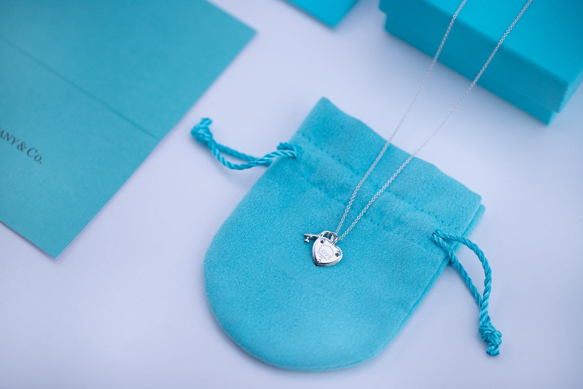 [Marins]KEY AND HEART SILVER NECKLACE
