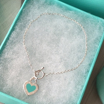 [Marins]LOVE HEART BLUE BRACELET