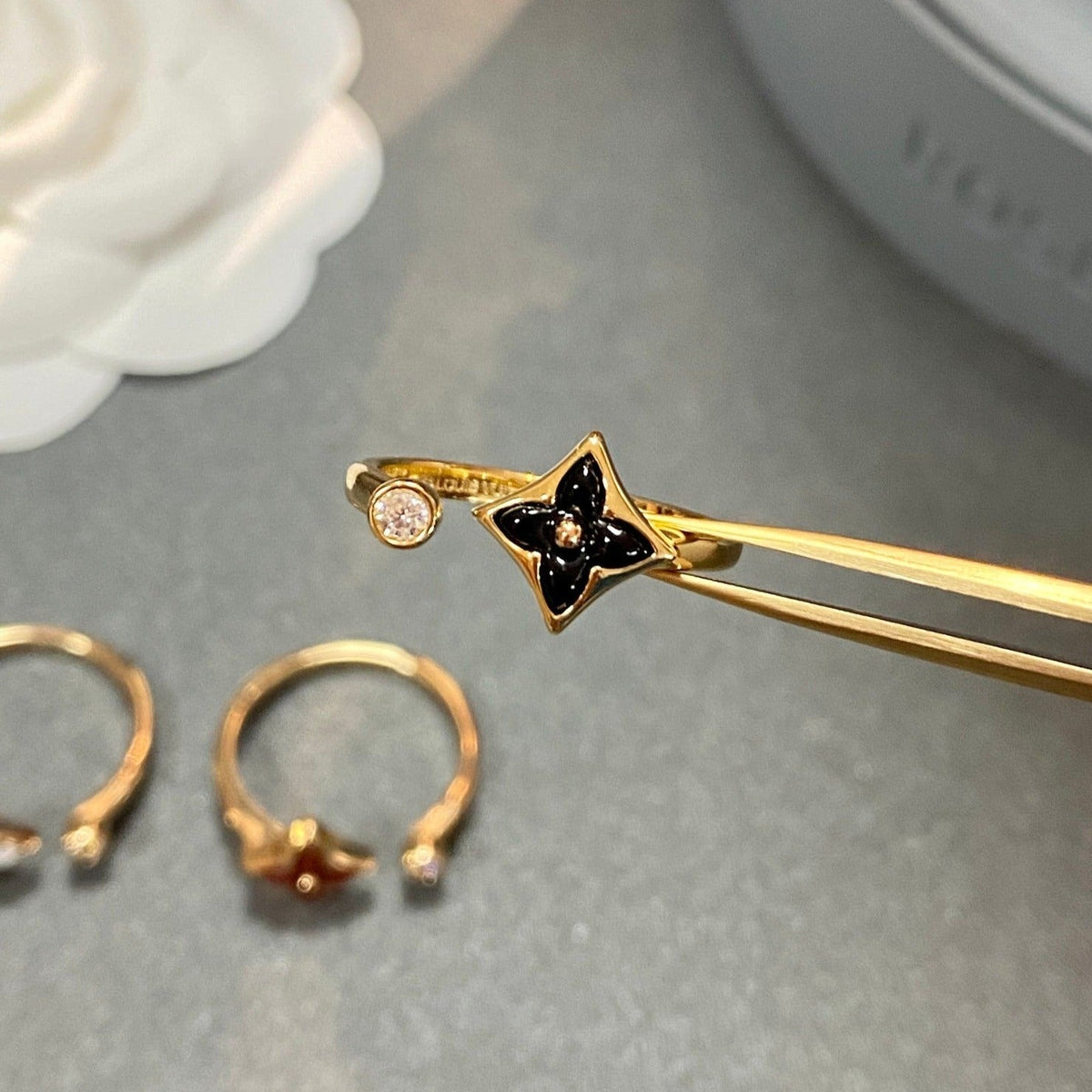 [Marins]STAR 1 DIAMOND OPEN RING