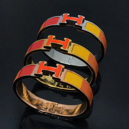 [Marins]H BRACELET ORANGE RAINBOW CERAMIC