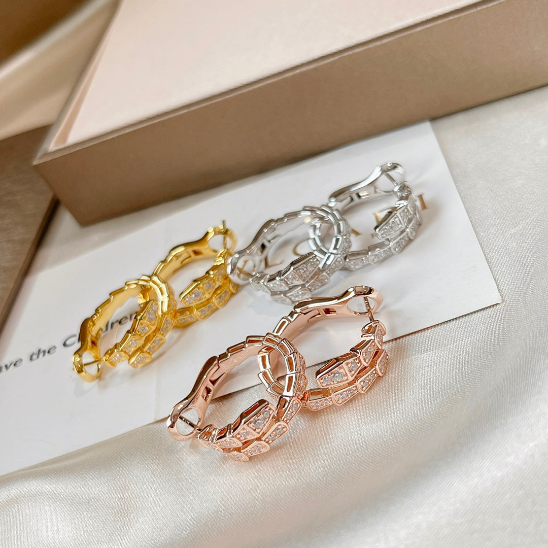 [Marins]SERPENTI EARRINGS DIAMOND