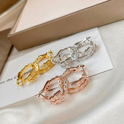 [Marins]SERPENTI EARRINGS DIAMOND