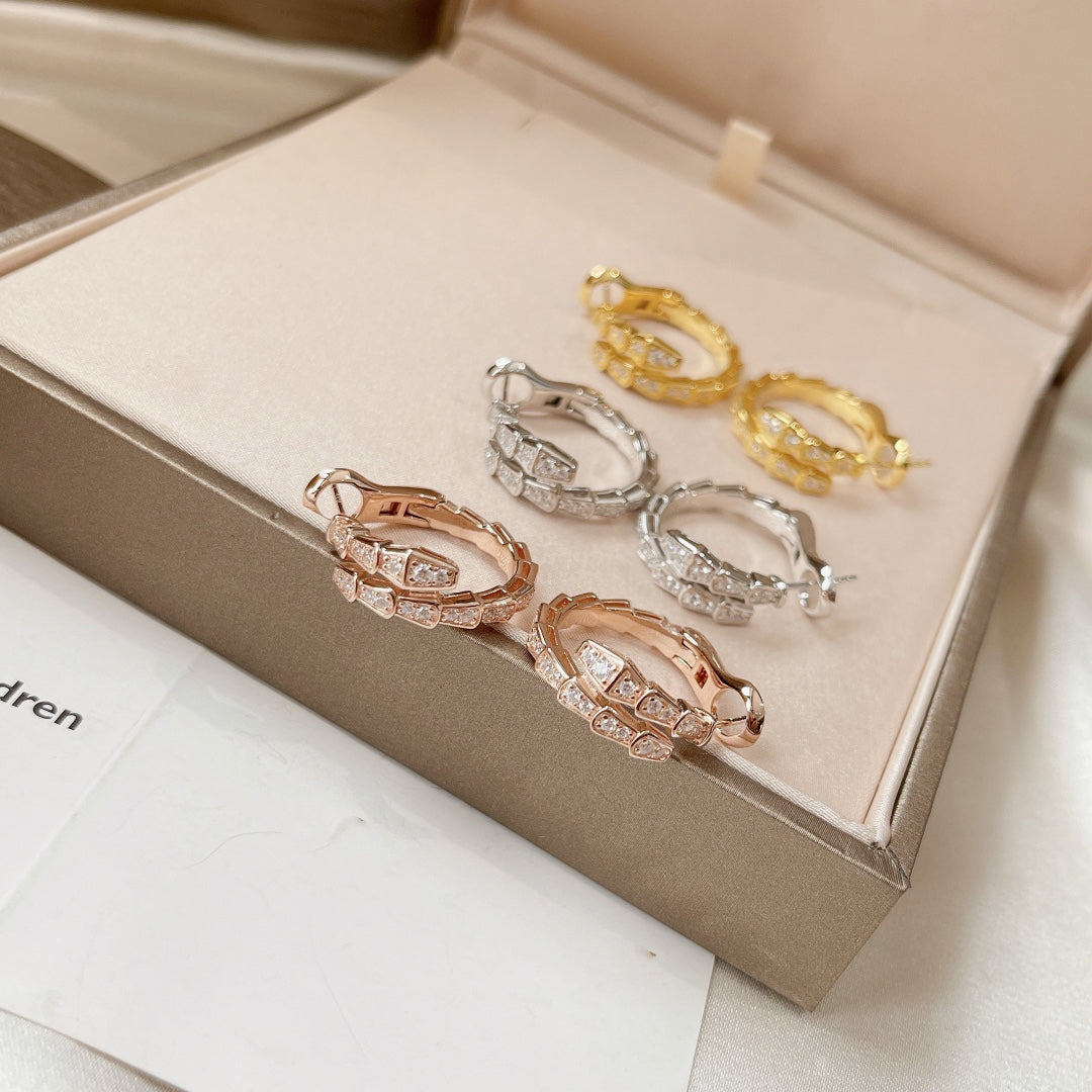 [Marins]SERPENTI EARRINGS DIAMOND