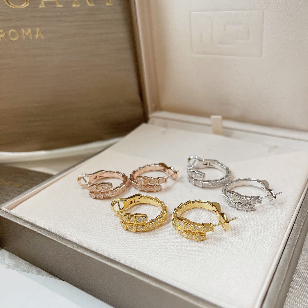 [Marins]SERPENTI EARRINGS DIAMOND