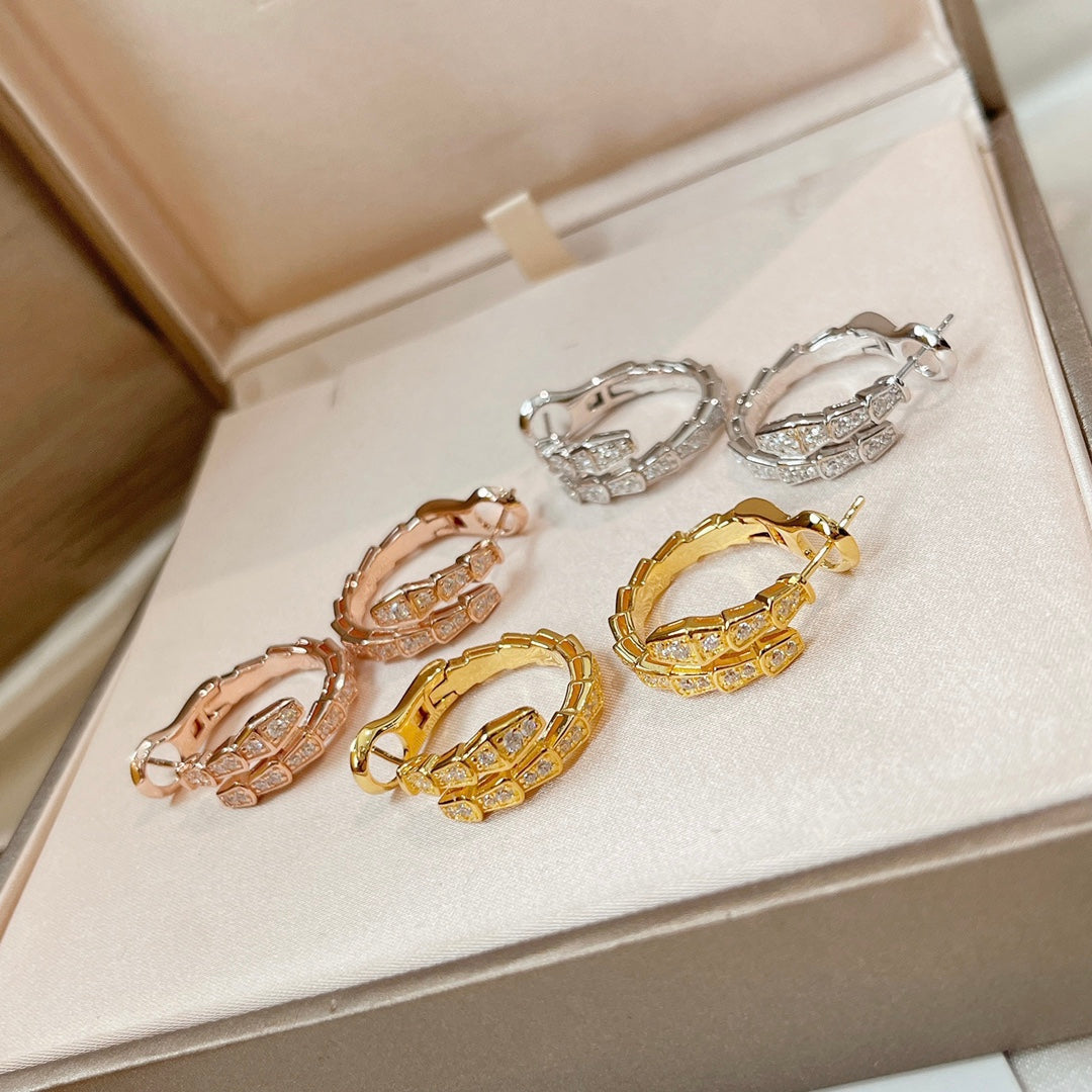 [Marins]SERPENTI EARRINGS DIAMOND