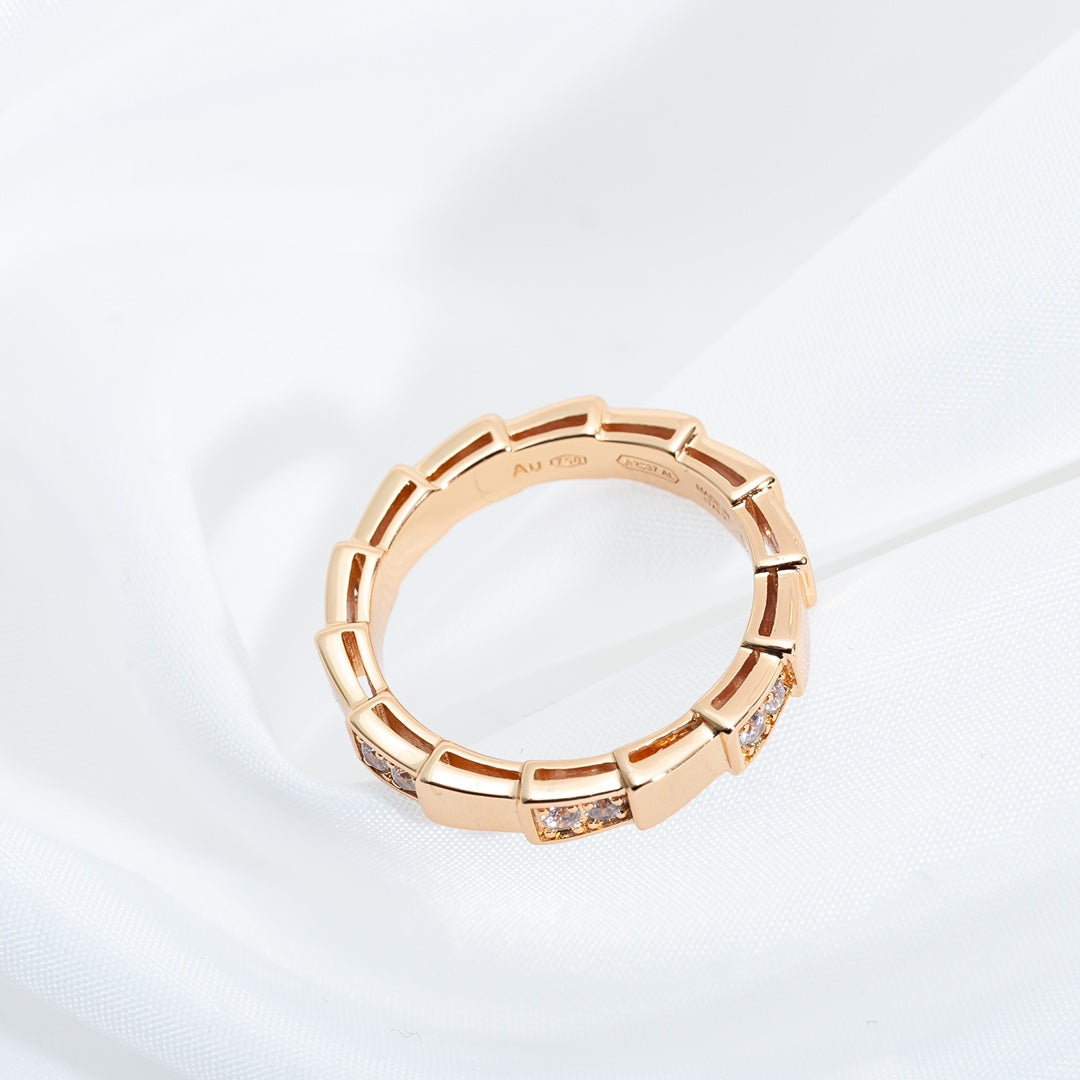 [Marins]SERPENTI RING PINK GOLD  3MM