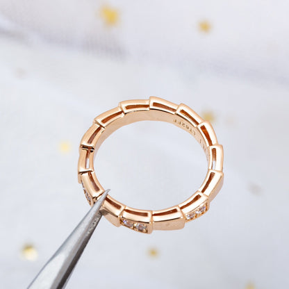 [Marins]SERPENTI RING PINK GOLD  3MM