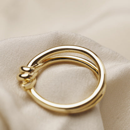 [Marins]KNOT RING GOLD