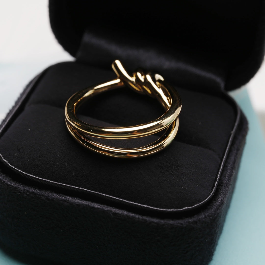 [Marins]KNOT RING GOLD