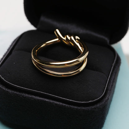 [Marins]KNOT RING GOLD