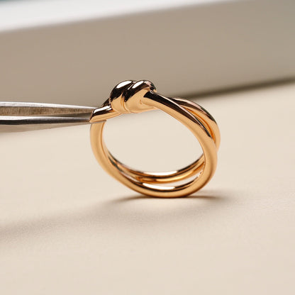 [Marins]KNOT RING PINK GOLD