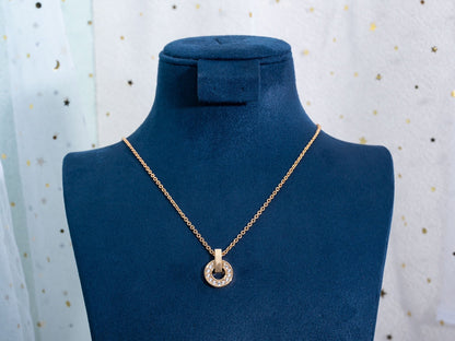 [Marins]GARI NECKLACE PINK GOLD DIAMOND