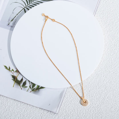 [Marins]GARI NECKLACE PINK GOLD DIAMOND