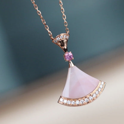 [Marins]DREAM NECKLACE PINK MOP DIAMOND