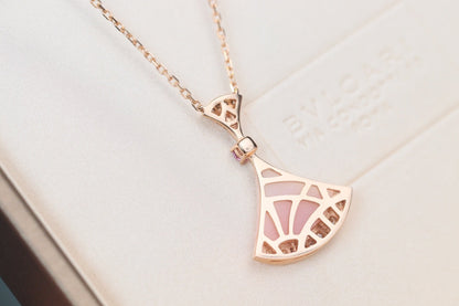 [Marins]DREAM NECKLACE PINK MOP DIAMOND