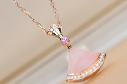 [Marins]DREAM NECKLACE PINK MOP DIAMOND