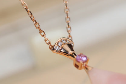 [Marins]DREAM NECKLACE PINK MOP DIAMOND