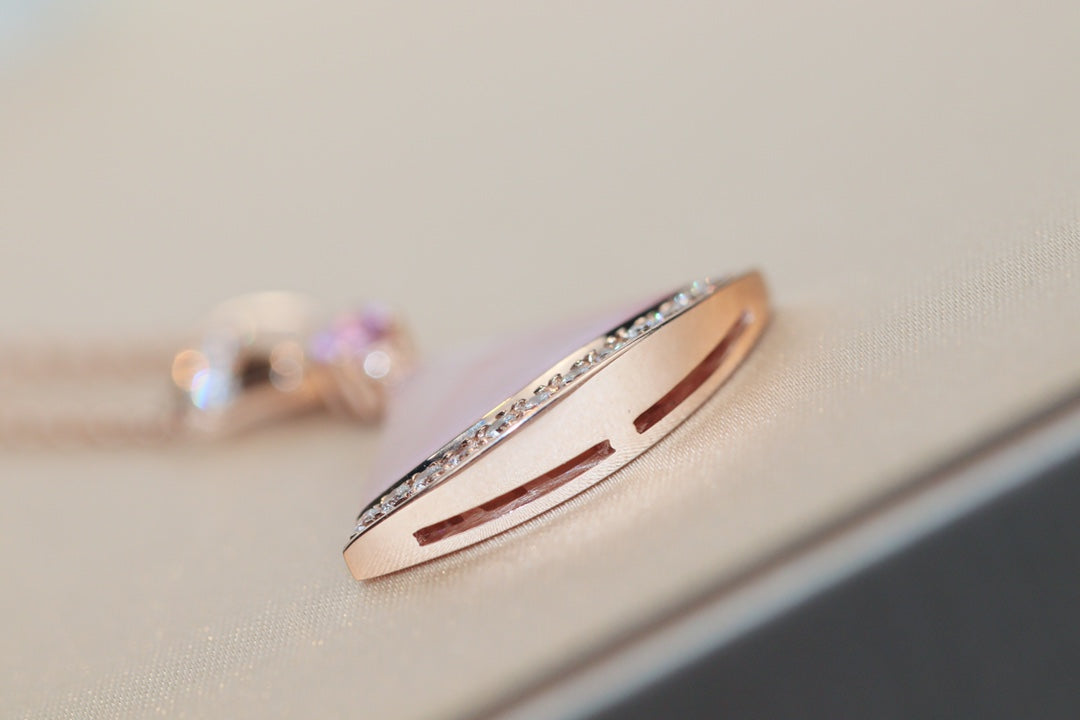 [Marins]DREAM NECKLACE PINK MOP DIAMOND