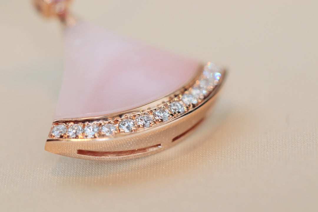 [Marins]DREAM NECKLACE PINK MOP DIAMOND