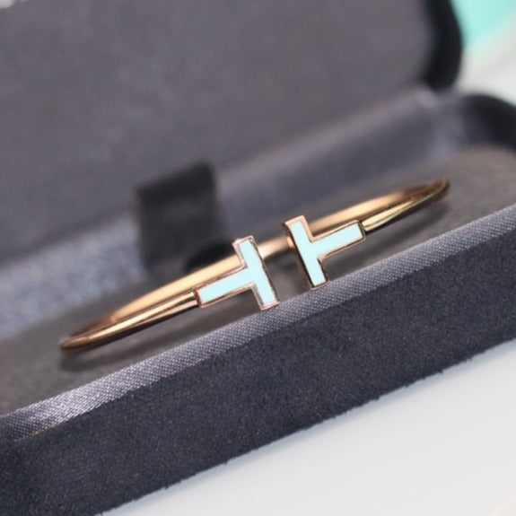 [Marins]T BRACELET 1.8MM TURQUOISE PINK GOLD
