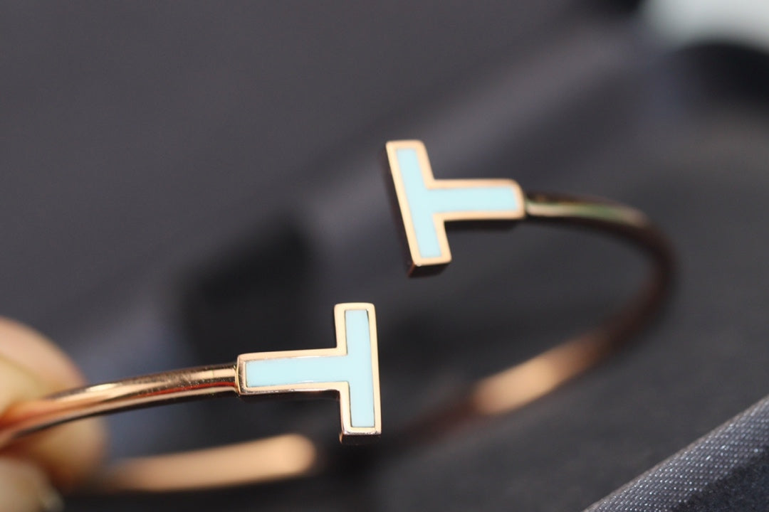 [Marins]T BRACELET 1.8MM TURQUOISE PINK GOLD
