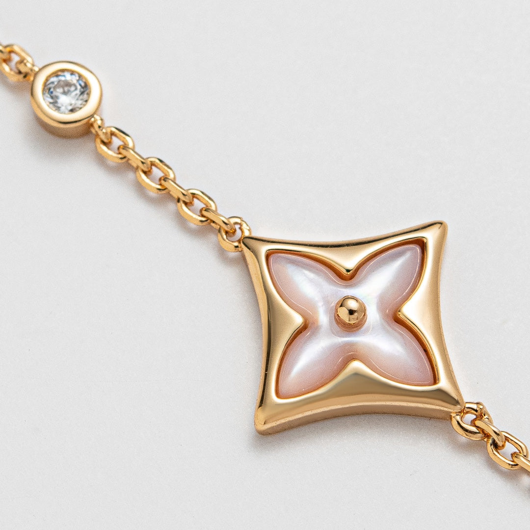 [Marins]STAR 1 DIAMOND PINK GOLD BRACELET