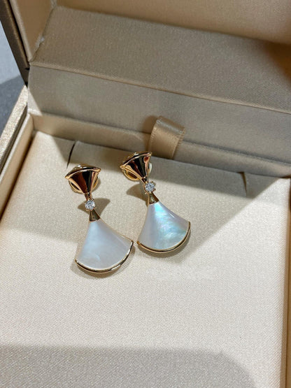 [Marins]DREAM MOP 1 DIAMOND EARRINGS