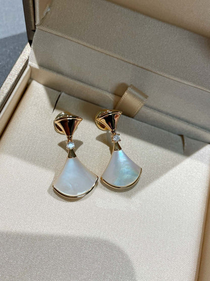 [Marins]DREAM MOP 1 DIAMOND EARRINGS