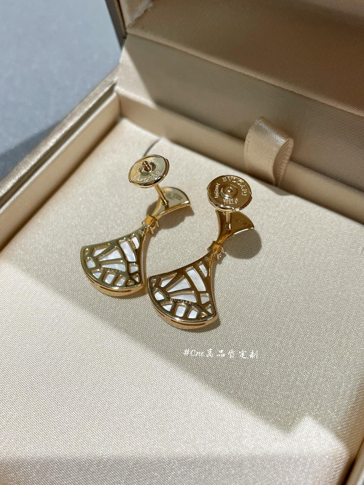 [Marins]DREAM MOP 1 DIAMOND EARRINGS