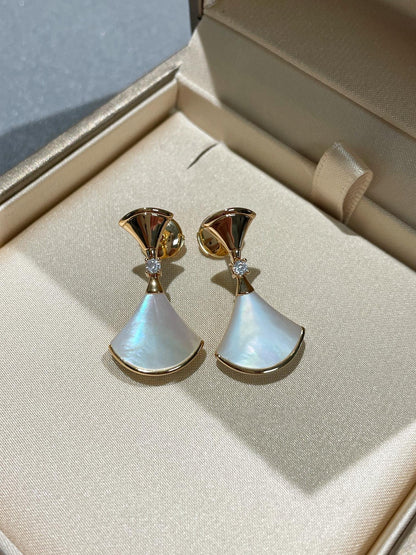 [Marins]DREAM MOP 1 DIAMOND EARRINGS