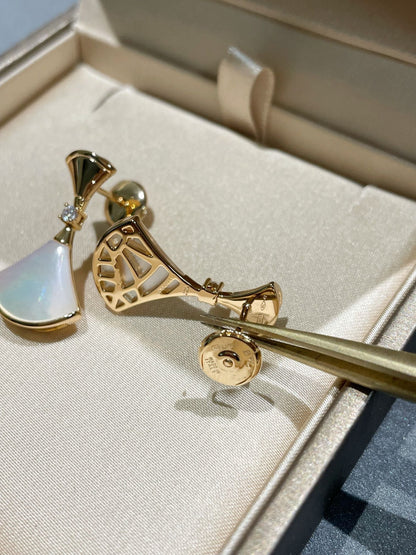 [Marins]DREAM MOP 1 DIAMOND EARRINGS
